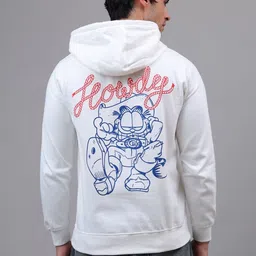 Free Authority Garfield Printed Hooded Sweatshirts image 3
