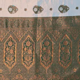 Vastravatika Ethnic Motifs Zari Art Silk Kanjeevaram Saree image 3