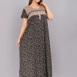 PR PINK ROYAL Printed Maxi Nightdress-picture-20