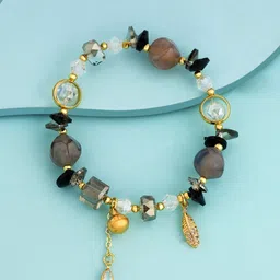 Kushal's Fashion Jewellery Women Gold-Plated Bracelet-image-36