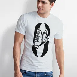 Seekbuylove Men Bio Finish Graphic Printed Pure Cotton T-shirt image 4