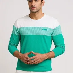FASHIUM Men Colourblocked T-shirt-picture-10