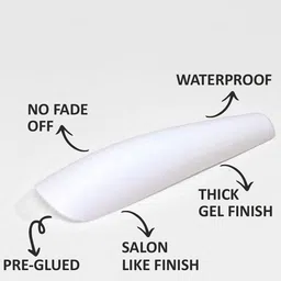 JUSTGOLD Professional Obsession Set Of 24 Press On Pre Glued Waterproof Nails - Shade 17 image 2