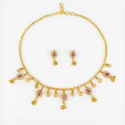 Anouk Gold-Plated Kundan-Studded Jewellery Set image 3