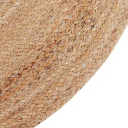 Art Avenue Rotorua Beige & White Textured Round Floor Jute Carpet image 3