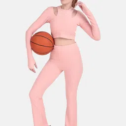 Wearjukebox Round Neck Top With Trousers Co-Ords Set image 4