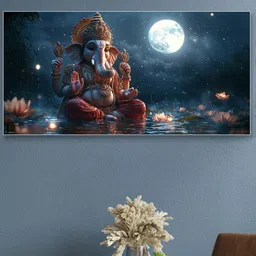 nestroots Black & White 1 Piece Canvas Religious Wall Paintings-picture-32