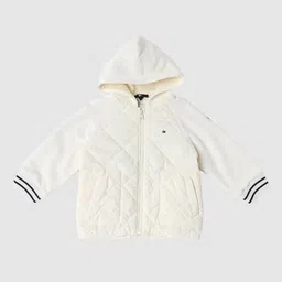 Tommy Hilfiger Girls Solid Hooded Neck Casual Quilted Jacket-picture-25