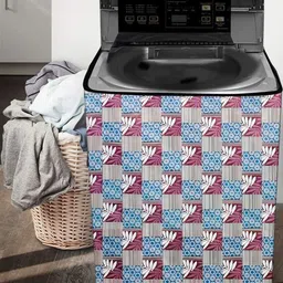 The Furnishing Tree Washing Machine Cover Surface Pattern Grey Compatible for Whirlpool 7.5 Kg Full image 5