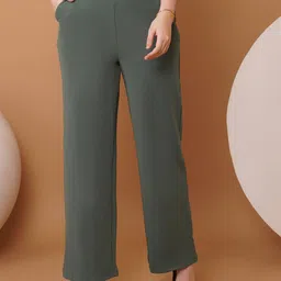 Chemistry Women Original Straight Fit High-Rise Parallel Trousers-image-96