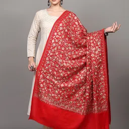 Exotic India Women Floral Embroidered Shawl-picture-16