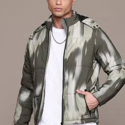 The Roadster Life Co. Abstract Printed Hooded Padded Jacket-image-56