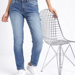 glitchez Women Slim Fit Light Fade Stretchable Jeans-picture-31