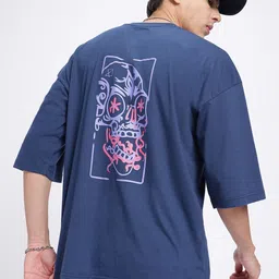 glitchez Bold Graphics Drop-Shoulder Sleeves Oversized T-shirt-picture-34