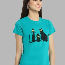 Fabflee Pack Of 3 Typography Printed Pure Cotton T-shirt image 3