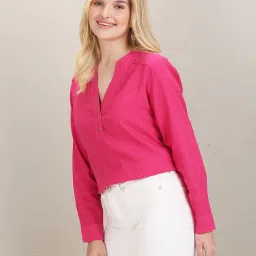 U.S. Polo Assn. Pink Regular Fit Top image 3