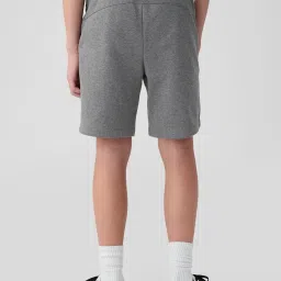 GAP Boys Grey Slim Fit Self Design Shorts image 2
