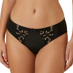 Triumph Black Embroidered Hipster Panty-picture-9