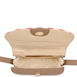 Fastrack Red Nautical Striped Small Sling Handbag image 3