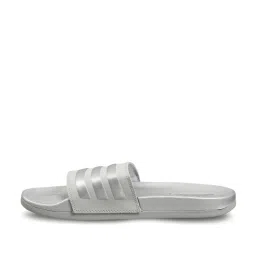 Adidas Women's ADILETTE COMFORT Grey Slides image 3