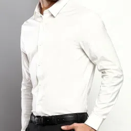 Calvin Klein Jeans White Cotton Slim Fit Shirt image 3