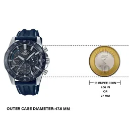 Casio EQS-930BL-2AVUDF Edifice Solar Analog Watch for Men (48 mm) image 2