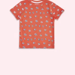 Pantaloons Junior Multicolor Cotton Printed T-Shirt (Pack of 3) image 3