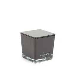 Home4U Ladenac Minimal Floral Champetre Black Square Wax Large Jar Candle image 3