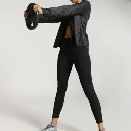 Puma Black Regular Fit Sports Hoodie image 5