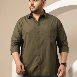 Sztori Men Premium Plus Size Pure Cotton Casual Shirt image 3