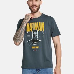 Octave Blue Steel Cotton Regular Fit Printed T-Shirt-picture-30