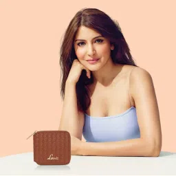 Lavie Bot  Pro Brown Textured Zip Around Wallet for Women image 3