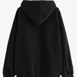 Vimal Jonney Black Fleece Regular Fit Sweatshirt image 2