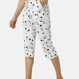 Dreamz by Pantaloons Grey Cotton Printed Capris image 3