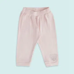 Pantaloons Baby Hot Pink Cotton Regular Fit Full Sleeves Sweatshirt Set image 3