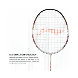 Li-Ning Combat Z8 Badminton Racket (White) Size - Medium image 3