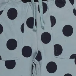 Kiddopanti Kids Blue Printed Trackpants image 3