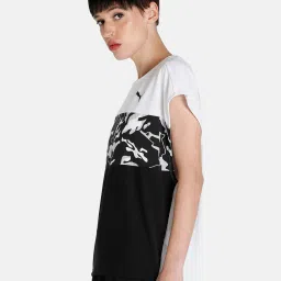 Puma White & Black Printed T-Shirt image 4