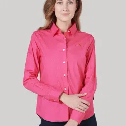 Beverly Hills Polo Club Pink Printed Shirt-picture-20