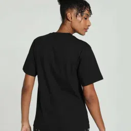 Puma Black Cotton Printed T-Shirt image 2