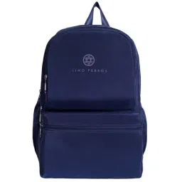 Lino Perros Navy Medium Backpack-image-52