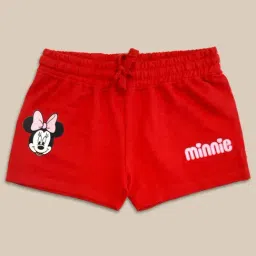 Kidsville Girls Red Printed Shorts-image-60