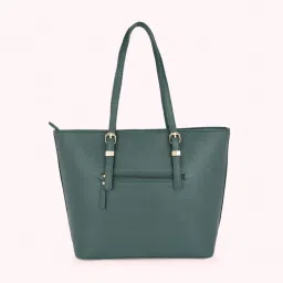 Forever Glam by Pantaloons Forest Green Medium Tote Bag image 3