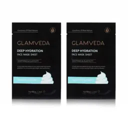 Glamveda Moisturizing Deep Hydration Korean Sheet Mask Pack of 2 - 50 gm-picture-30
