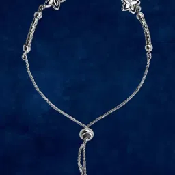 Taraash 92.5 Sterling Silver Floral Bracelet for Women-image-66