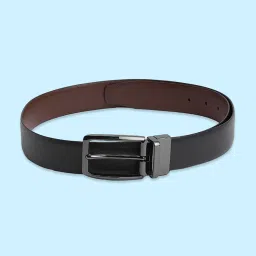 Byford by Pantaloons Black Leather Formal Belt for Men image 3