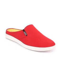 Fausto Men's Red Mule Shoes image 3
