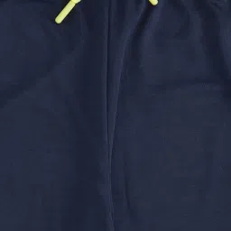 Pantaloons Junior Navy & Green Cotton Color Block Shorts image 3