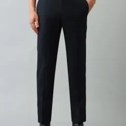 Arrow Blue Regular Fit Trousers-picture-28