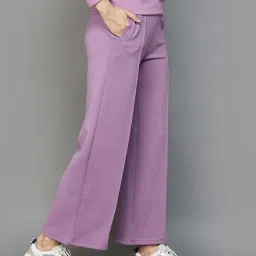 KAPPA Purple Logo Print Sports Track Pants image 3